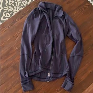 Navy Lululemon Zip Up Jacket